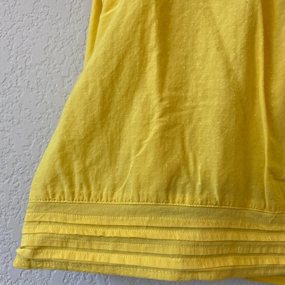 OLD NAVY ANNA BANANA CAMI EMBROIDERED YELLOW TANK - Picture 5 of 7